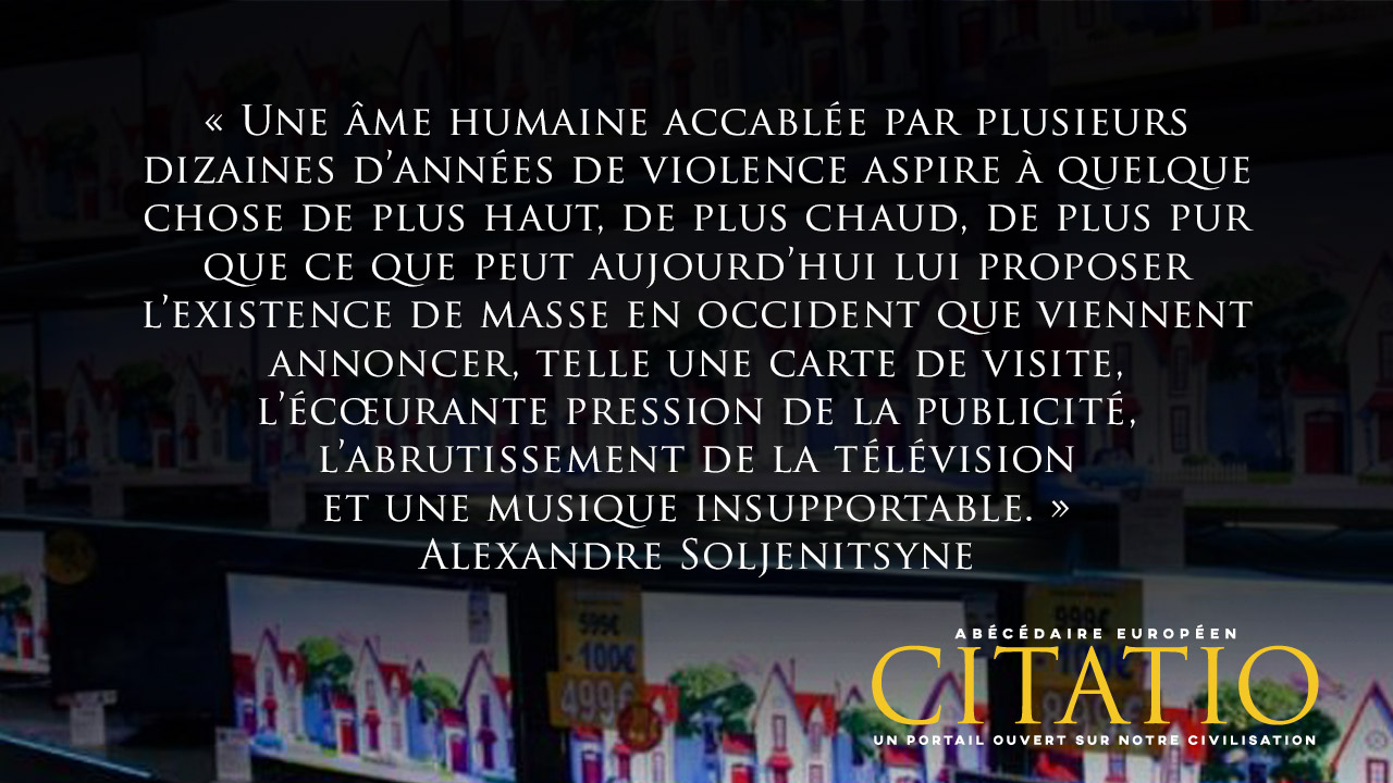 Une Ame Humaine Accablee Citation De Alexandre Soljenitsyne